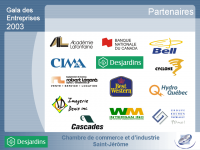 Gala des Entreprises 2003